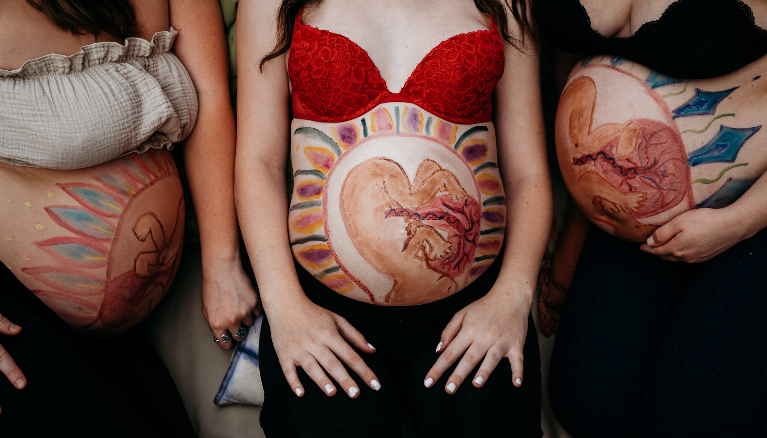 Third trimester belly Portland Birth Photographer